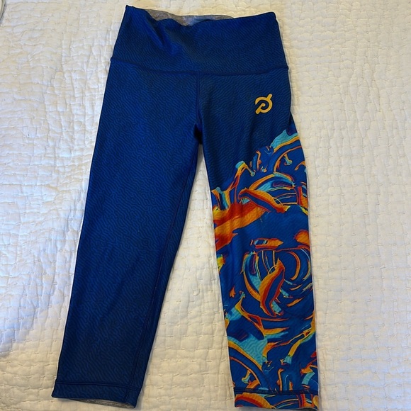 Peloton x Temi Coker High Waist Bowie Capri Leggings - Size Medium - Picture 3 of 4